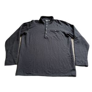 IBEX NOMAD 1/2 SNAP TOP PULLOVER SWEATER 100% MERINO WOOL MENS XL
